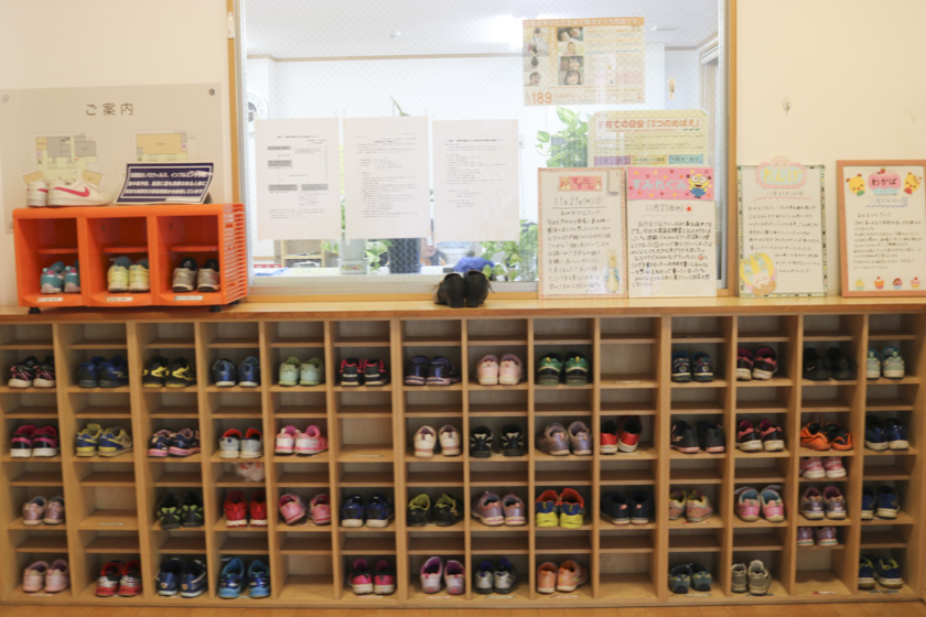戸田市の保育園 しらおか虹保育園_靴箱