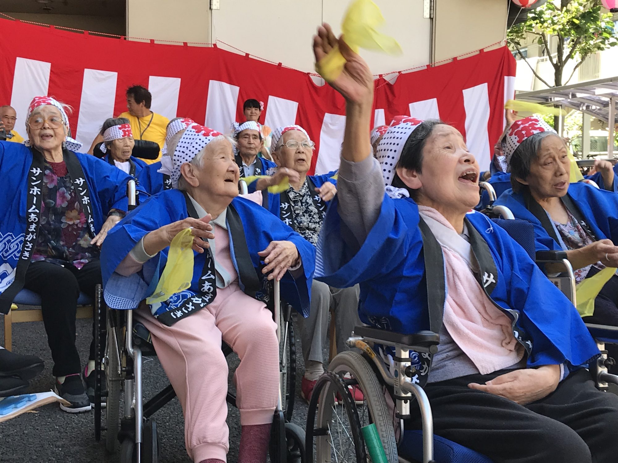 SHあまがさき 夏祭りをリポート 日の出医療福祉グループ