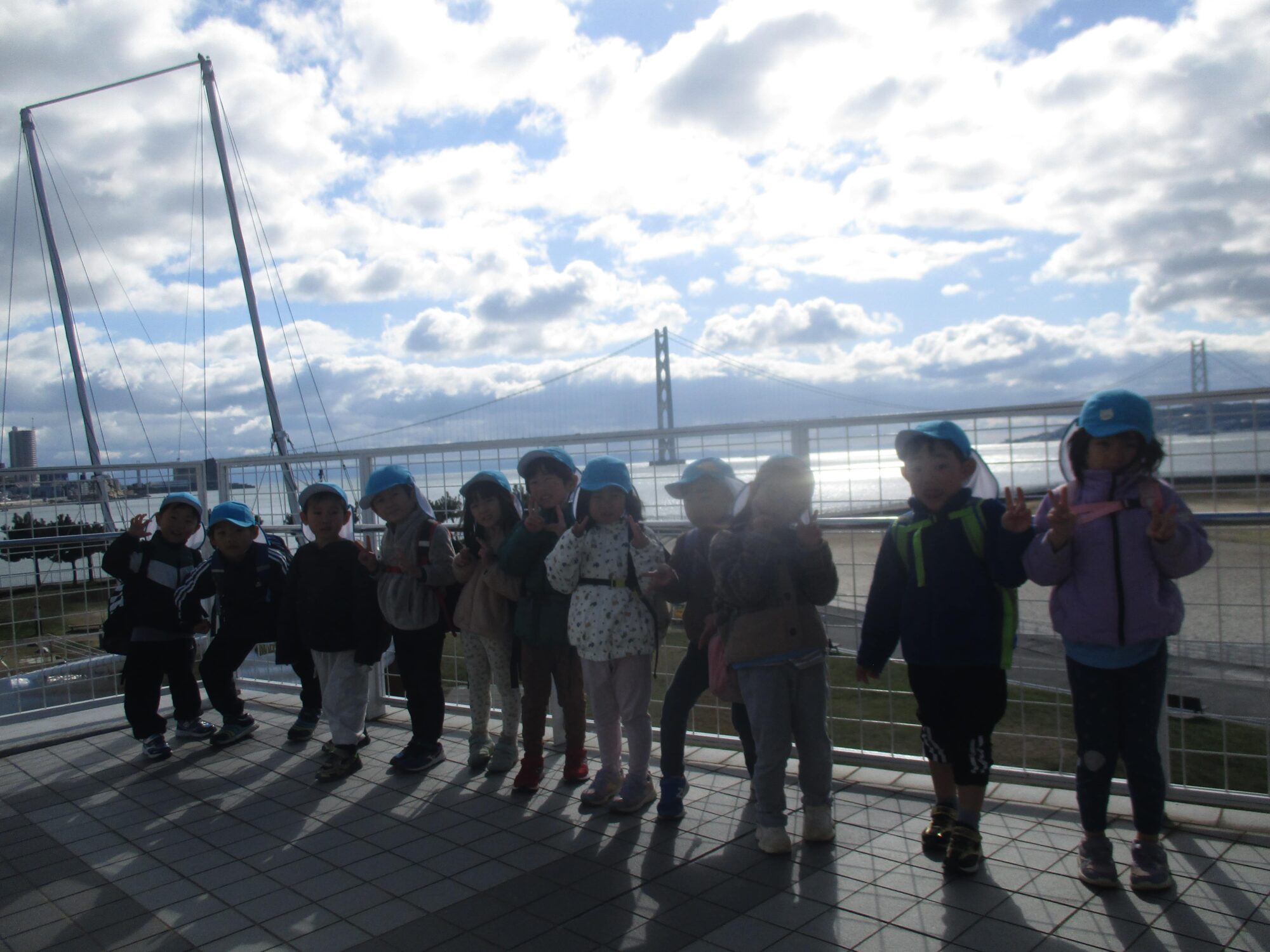 すみれ組（4歳児）が遠足に行きました。