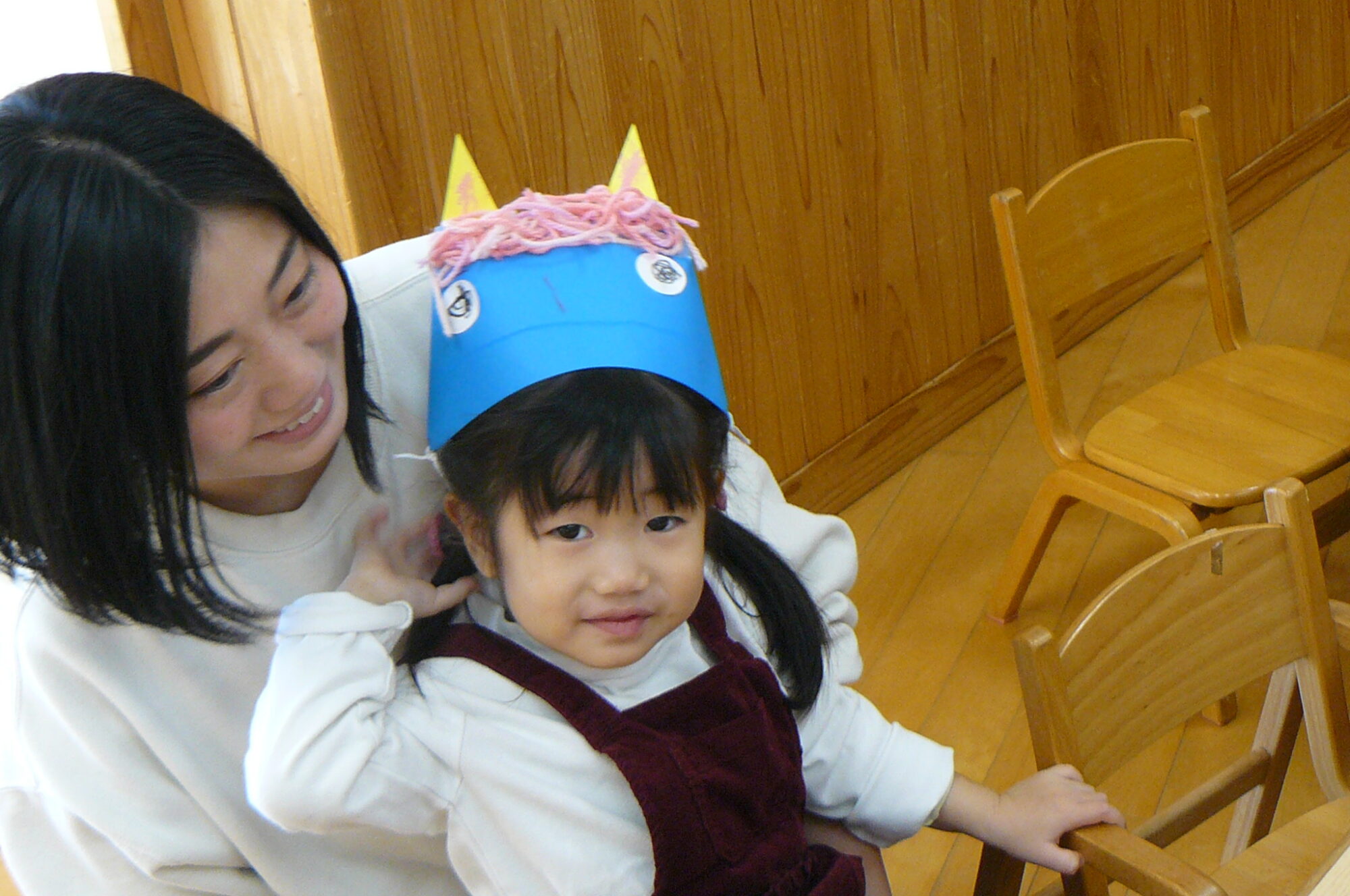 支援センター虹🌈　　節分制作　🔴サンサン　2歳児コース🔴