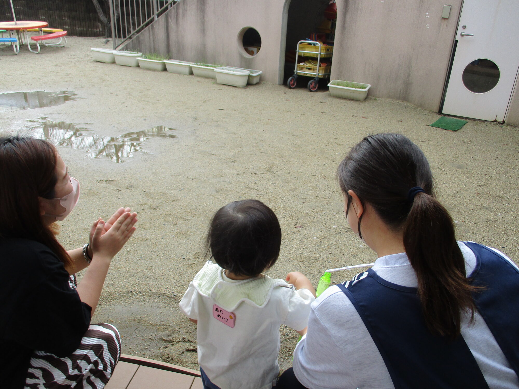 虹ひろば　おおきくなったかな？　～園庭あそび～