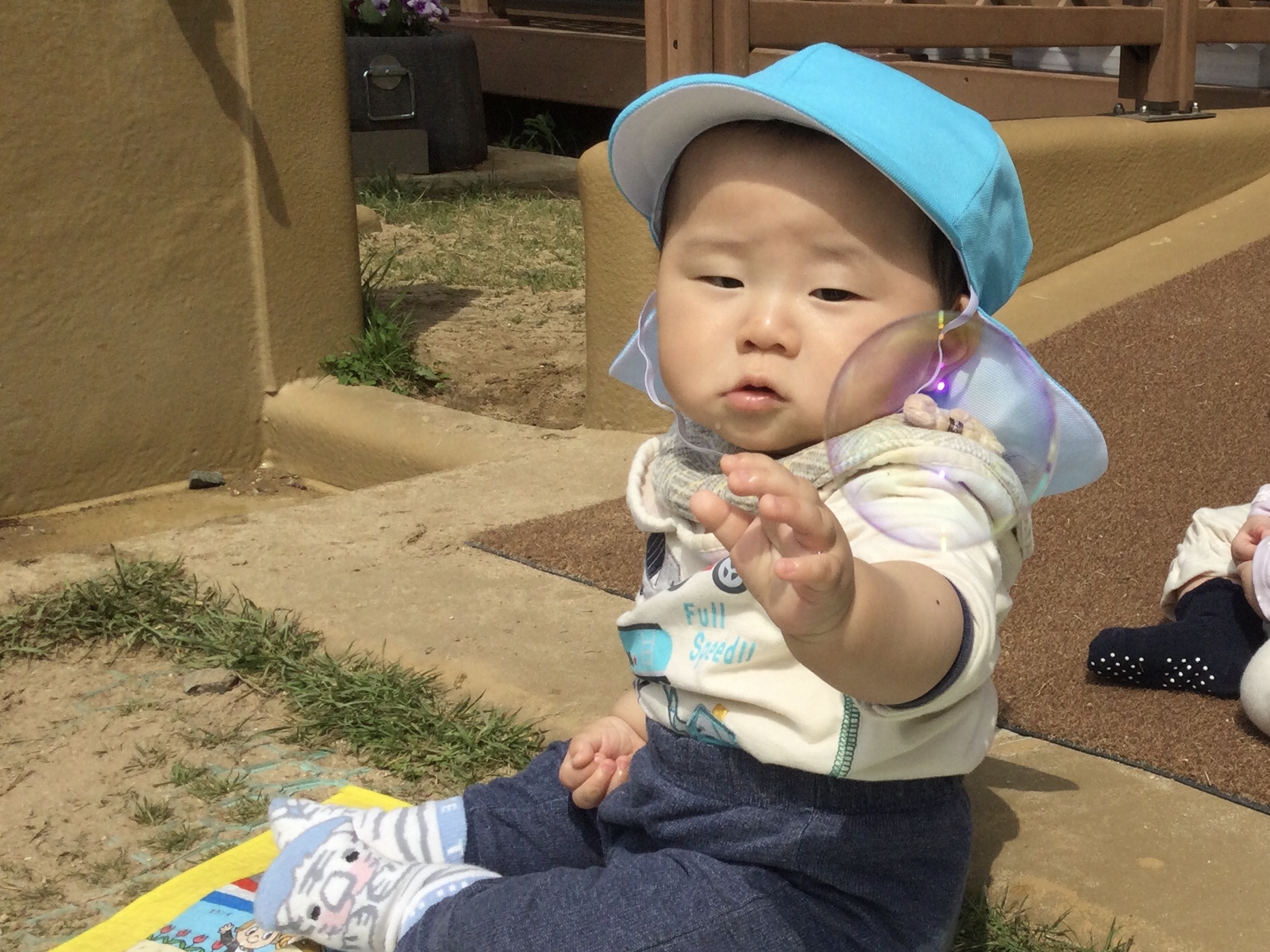 〜 しゃぼん玉あそびをしたよ 〜