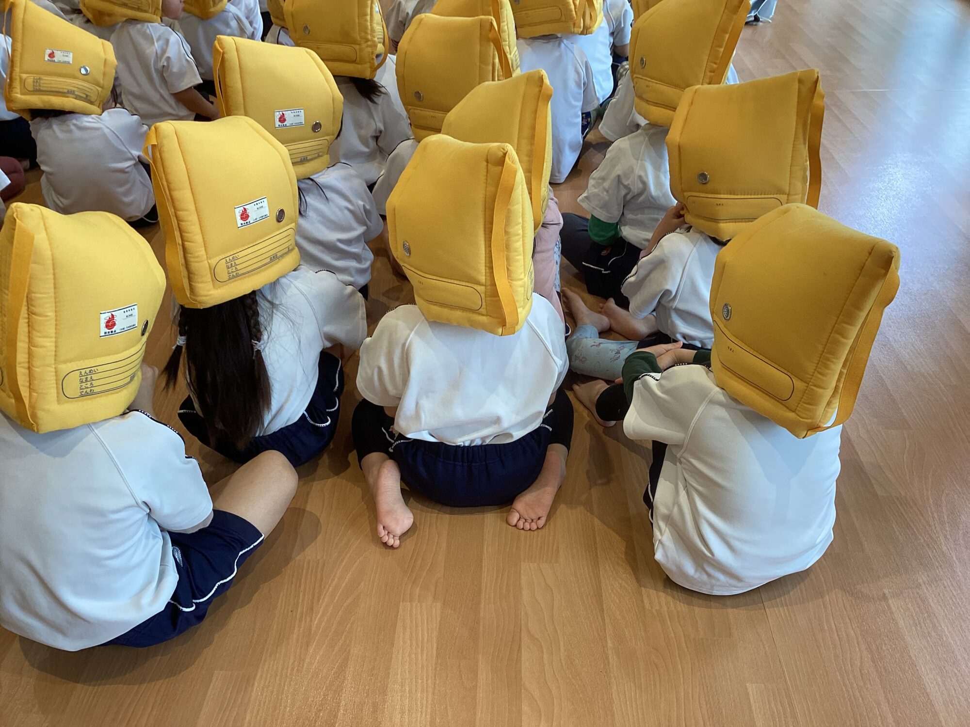 避難訓練をしました