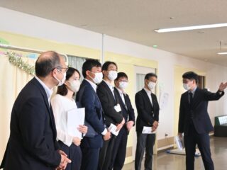 兵庫県福祉部の関係者が特定技能外国人の受け入れ状況を視察されました