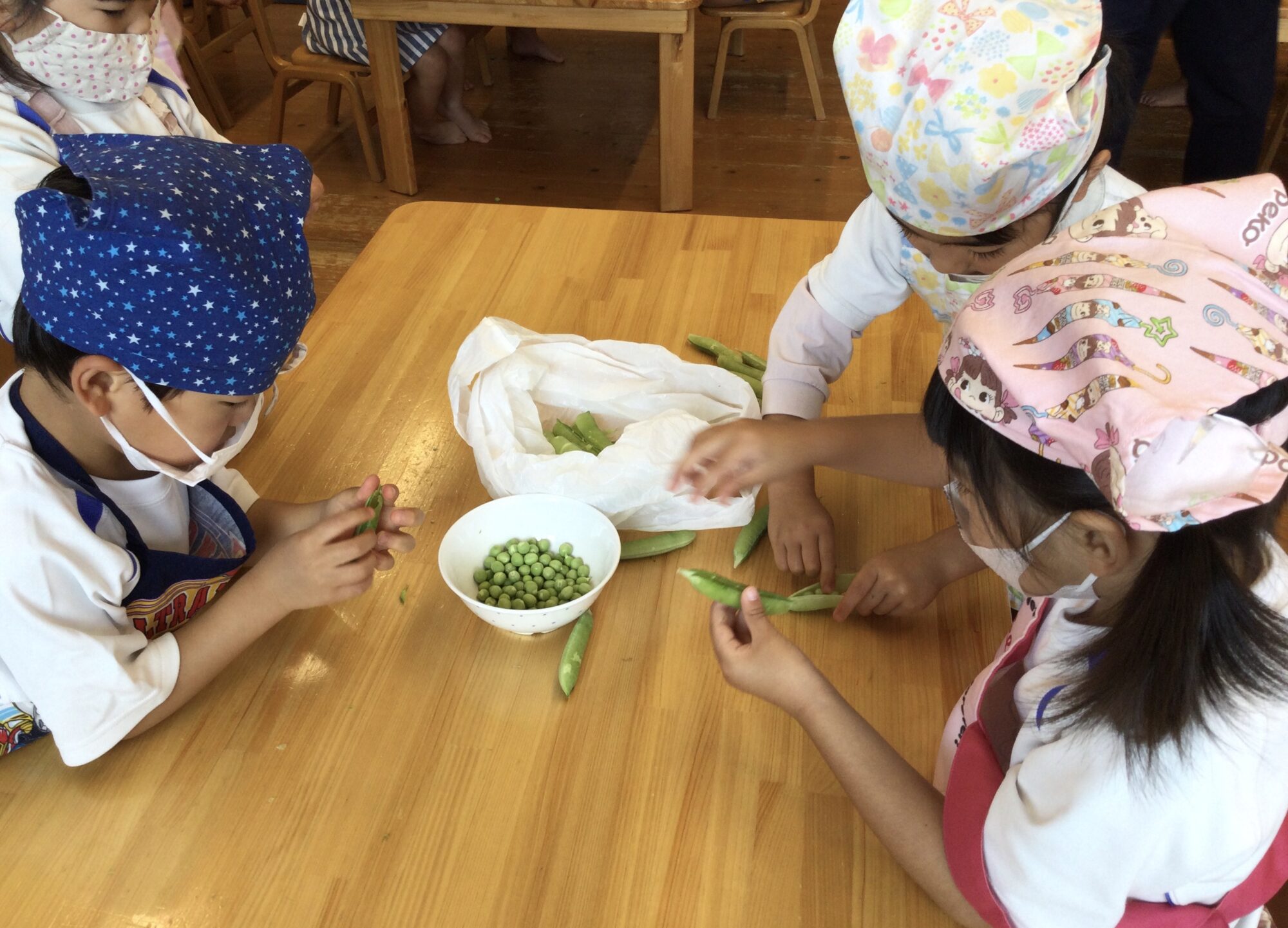 〜 豆ご飯をつくったよ 〜