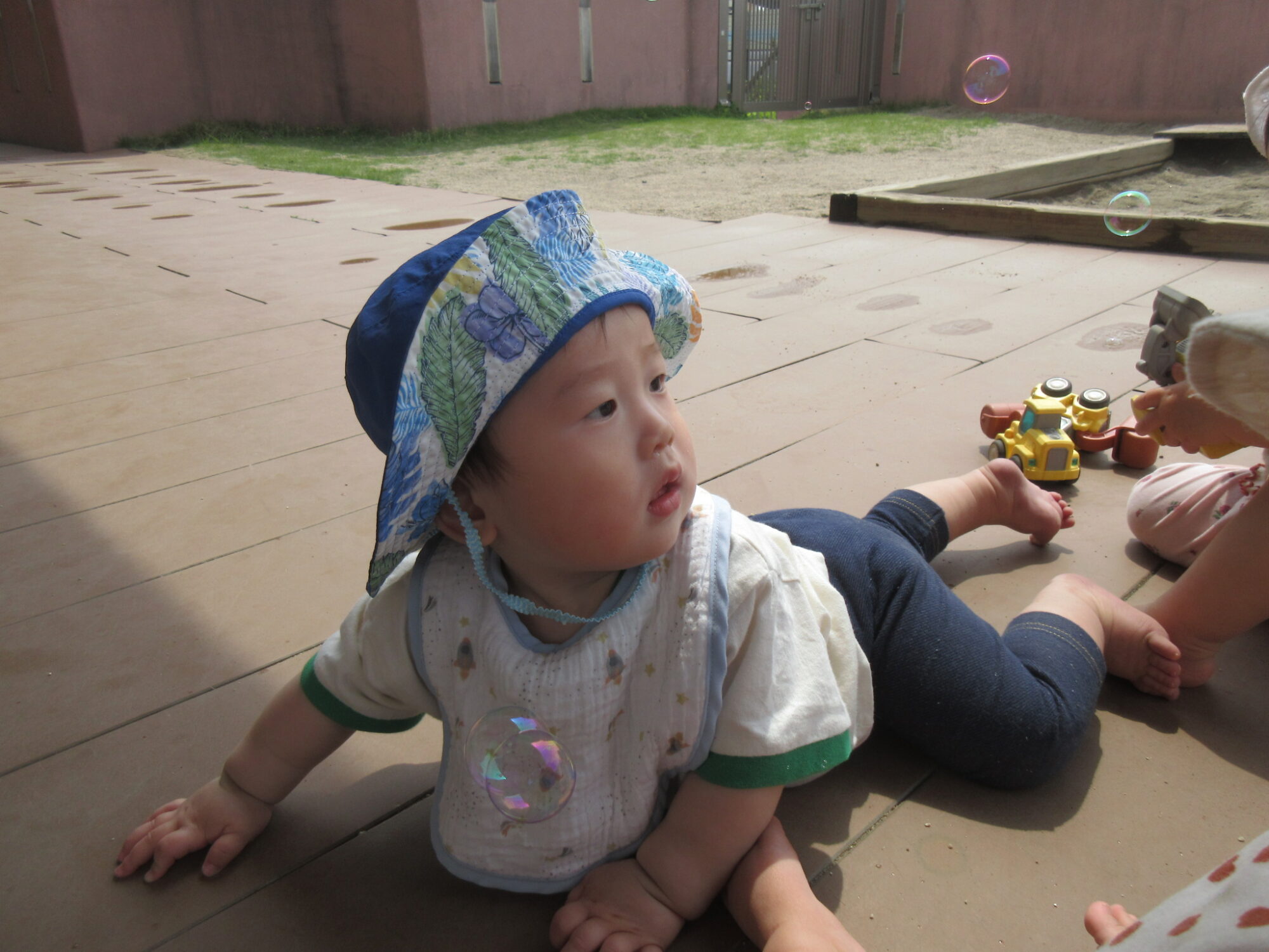 お外でたくさん遊んでいるよ！