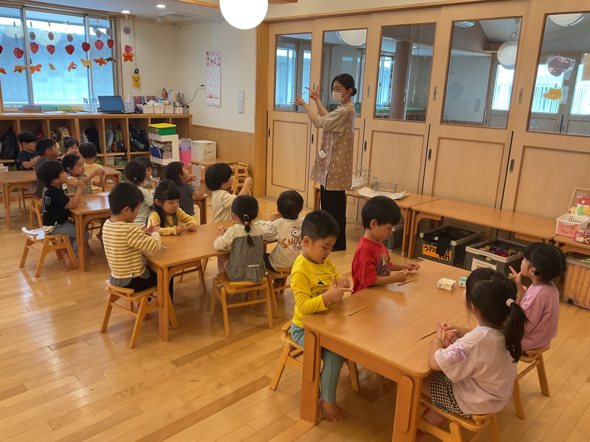 ぶどう組🍇箸の食育