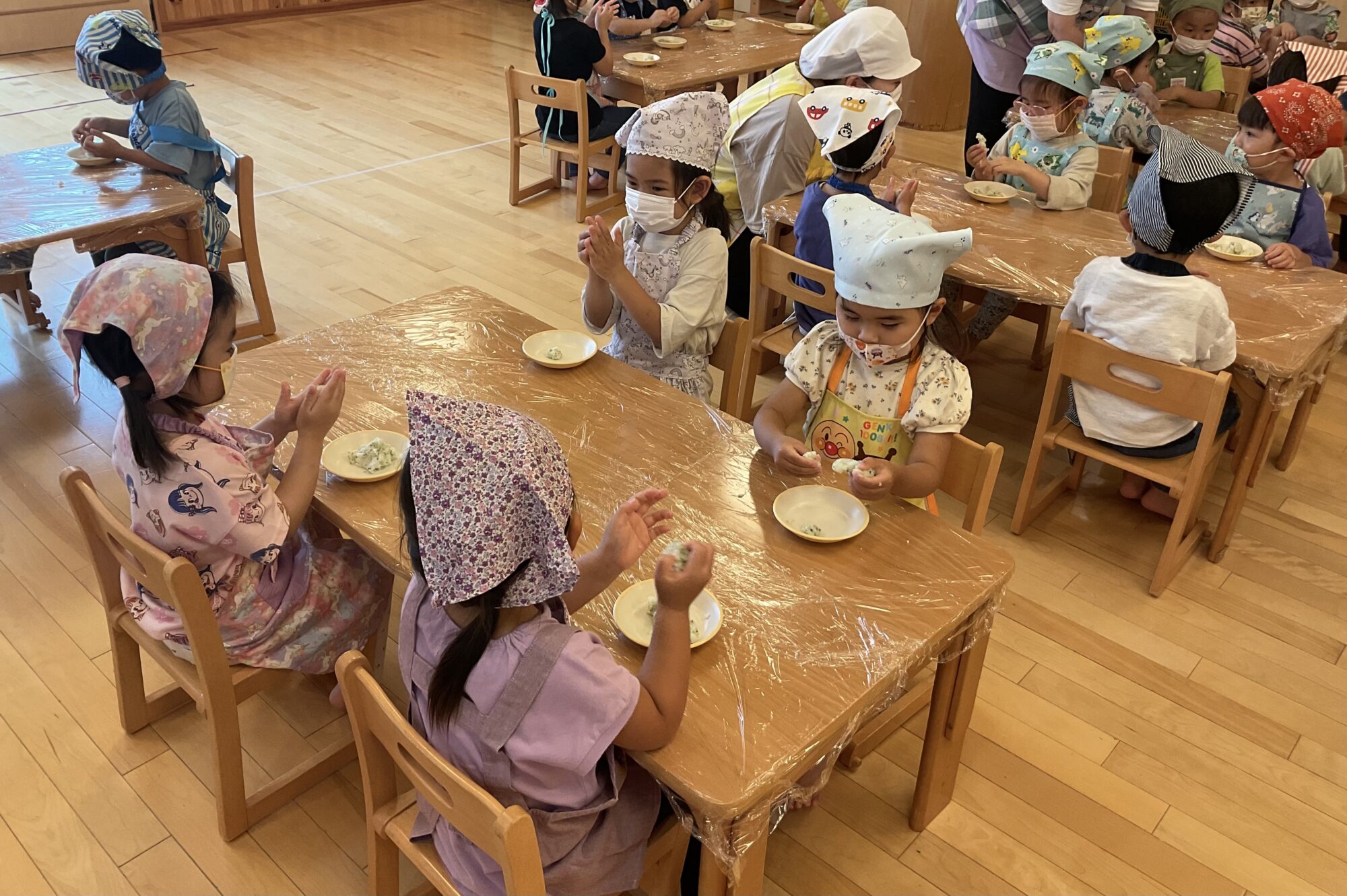 みかん組　いももち作り