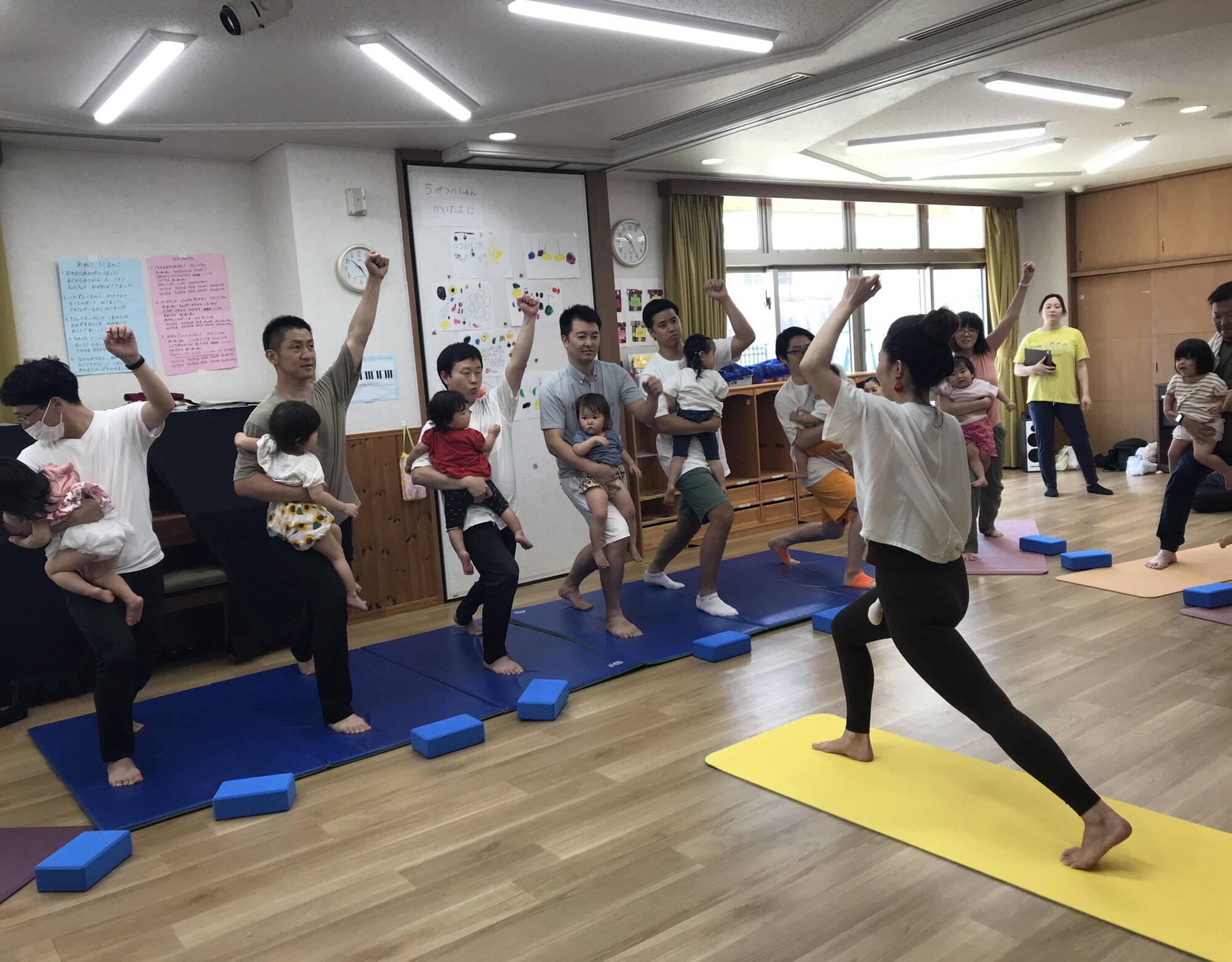 1歳児　ゆり組　親子ふれあい遊び