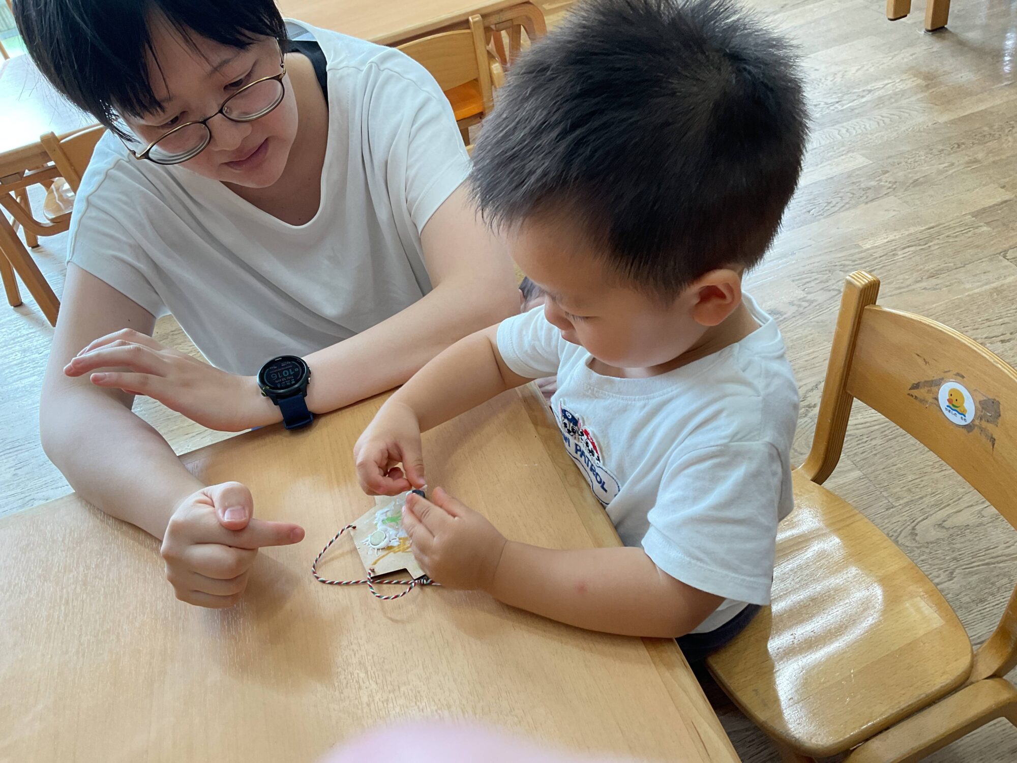 6月12日　車のキーホルダー制作