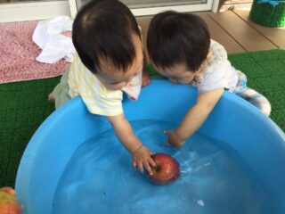 〜 りんごをさわったよ 〜