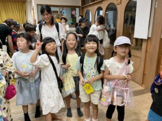 7月25日(金）夏まつり～卒園児・地域のお友だちの部～