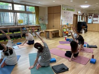 7月14日　親子分離ヨガ