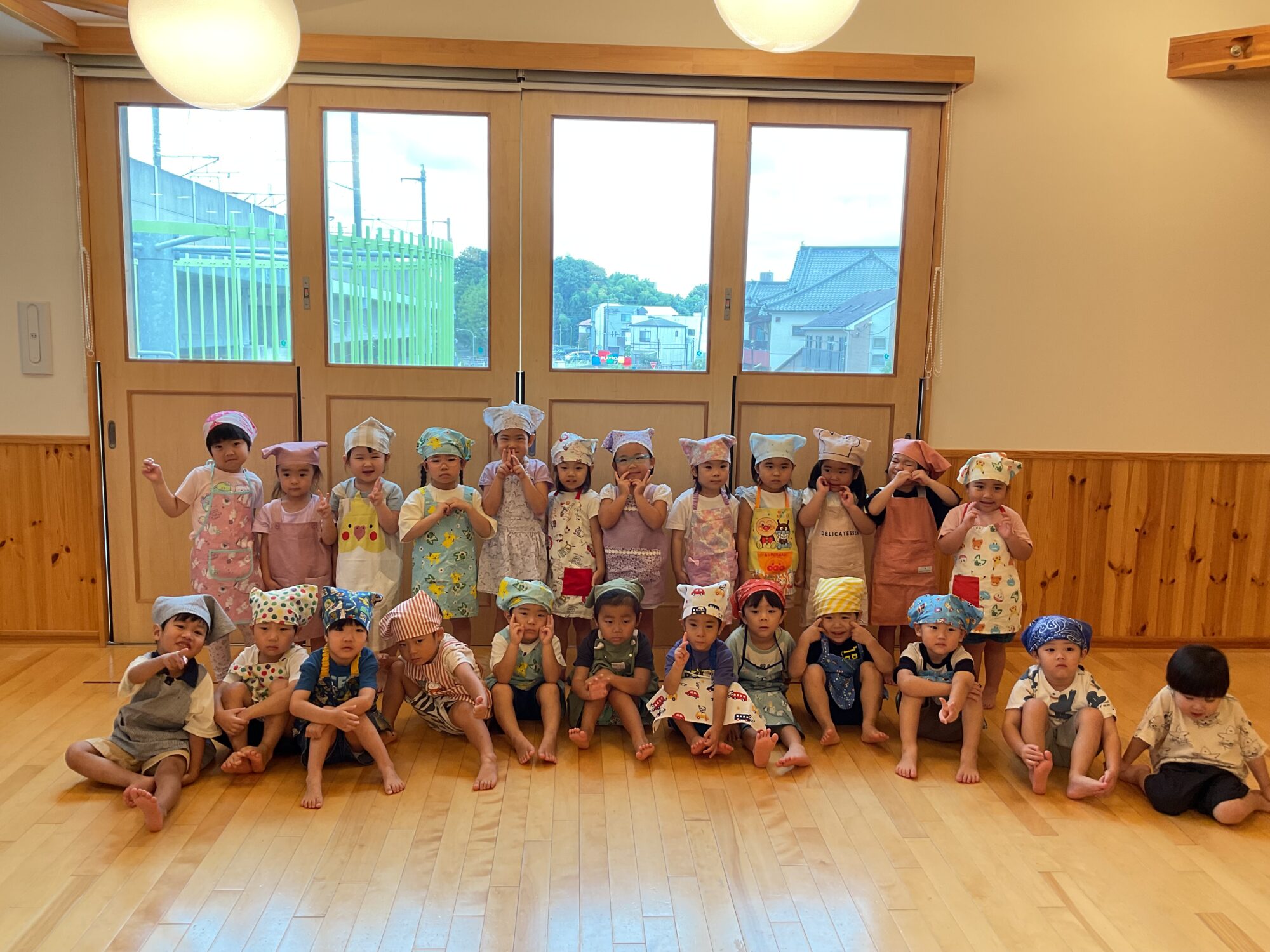 みかん組　キャベツの昆布和え作り