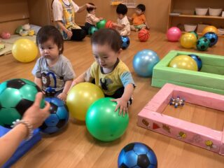 園庭開放をしました。(いせ虹ひろば)