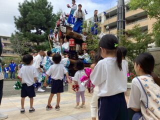 だんじりがやってきたよ！