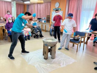 餅つき大会