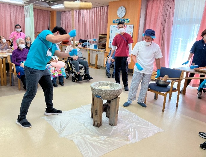 餅つき大会