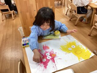 すみれ組 モンスターを作ったよ！