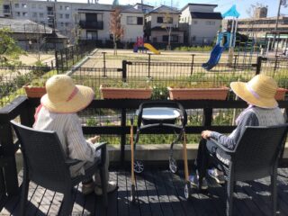 ゆとり庵日向ぼっこ☀️