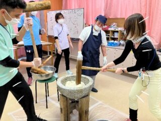 餅つき大会♬