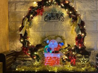 施設でクリスマス喫茶を行いました