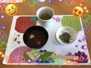 🏵️ケアハウス茶話会ぜんざい🏵️