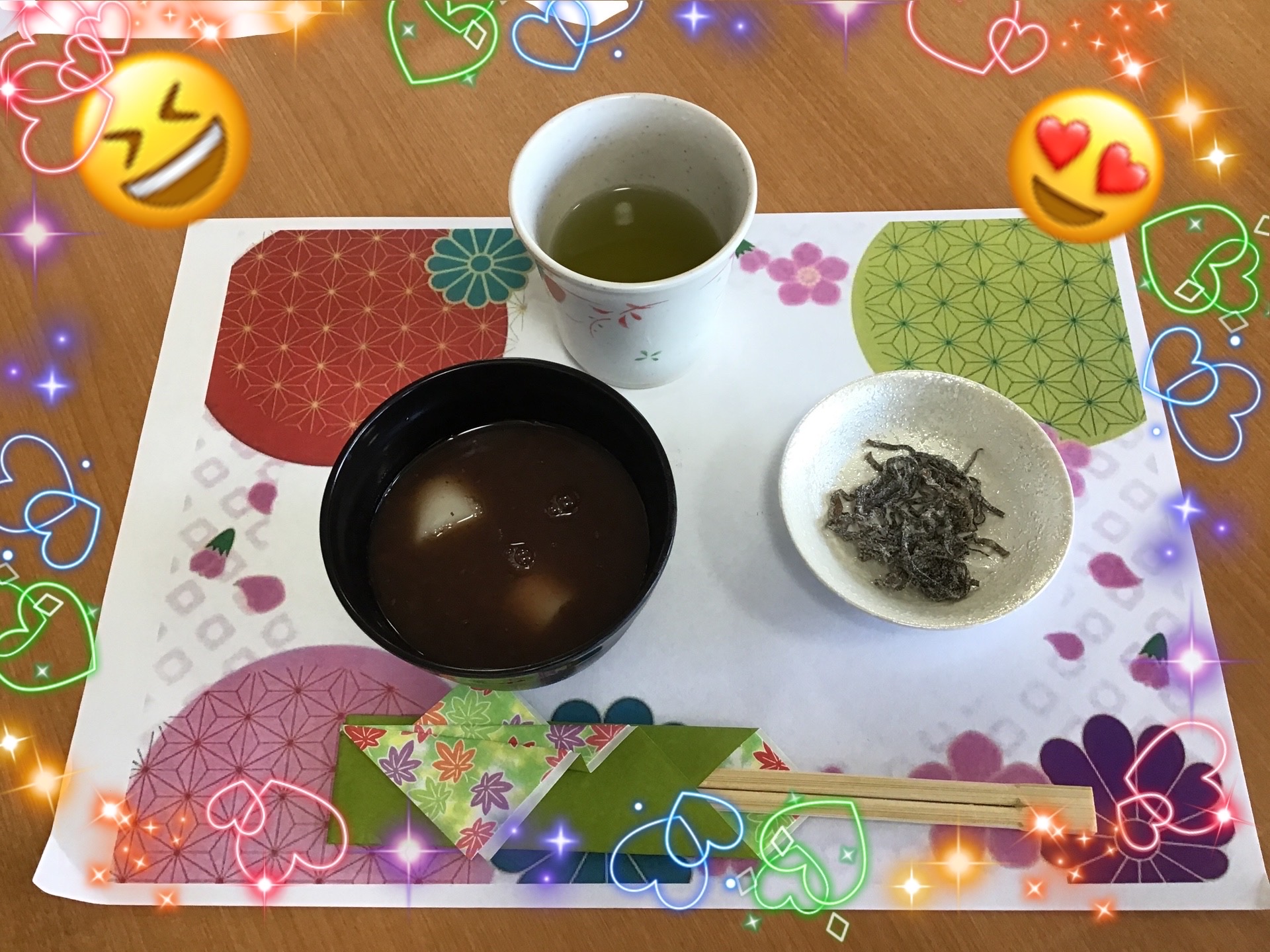 🏵️ケアハウス茶話会ぜんざい🏵️