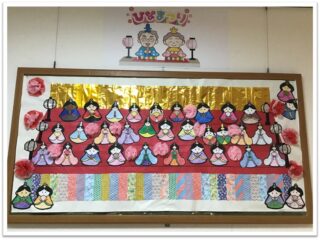 ３月壁画　🌸雛祭り🌸