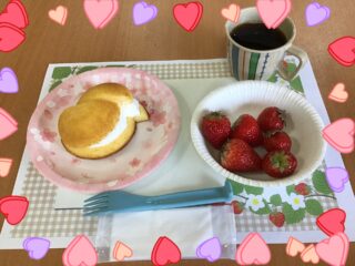 🍓ケアハウス3月茶話会🍓